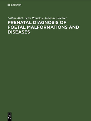 cover image of Prenatal Diagnosis of Foetal Malformations and Diseases